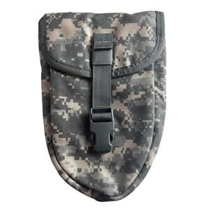 US Army Molle II Entrenching Tool Bag Green Camo Canvas Military Issue
